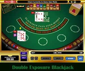 Double Exposure Blackjack Double Exposure Blackjack